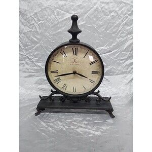 Vintage Cafe des Marguerites Mantel Desk Clock French Provencial Style